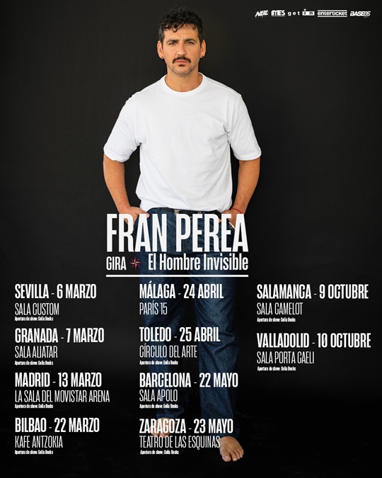 cartel gira Fran Perea